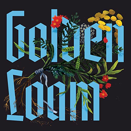 Vinyl album cover for Laurel Premo’s “Golden Loam” with floral illustration.