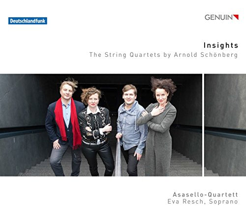 CD cover featuring four musicians standing on a staircase, dressed in casual attire.