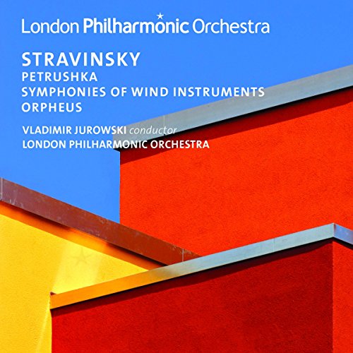 CD cover for Stravinsky’s “Petrushka” by the London Philharmonic Orchestra.