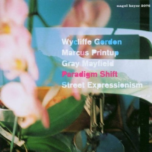 "CD cover with flower and trumpet image, featuring artist names and album title."