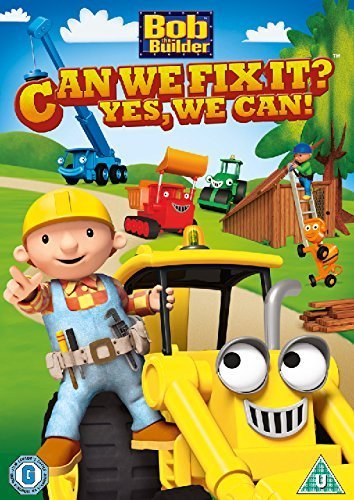 "Bob the Builder DVD cover featuring Bob and machines in a construction setting."