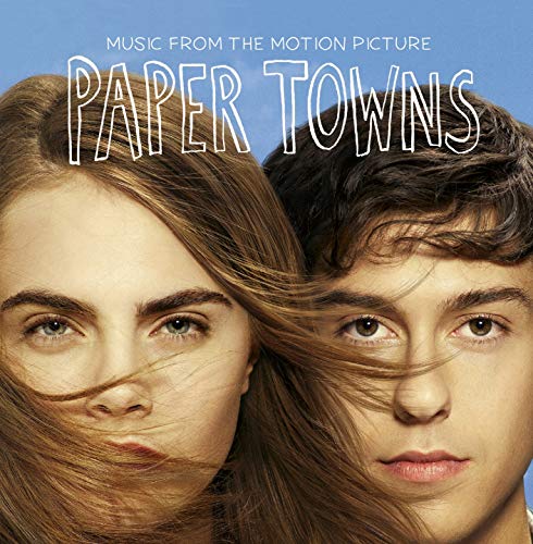 CD cover for "Paper Towns" soundtrack featuring two young people.