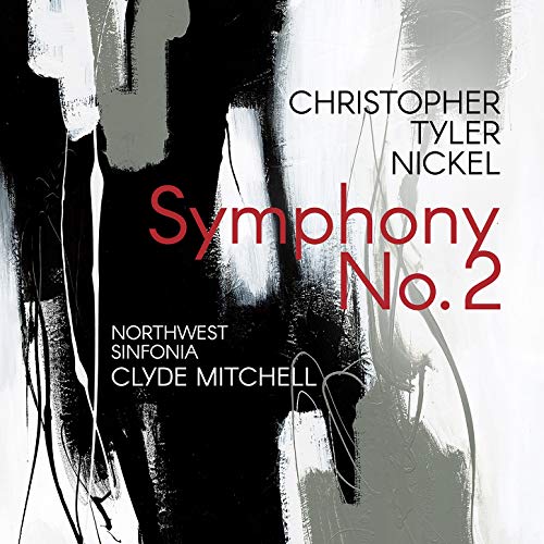 CD cover with abstract black and white brushstrokes and red text.