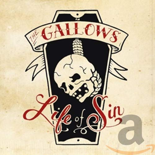 CD cover for "Gallows - Life Of Sin" featuring a skull and rope.