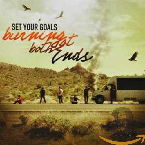 CD cover: desert landscape with people, van, and text "Set Your Goals".