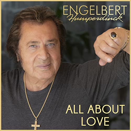 Engelbert Humperdinck album cover, portrait of the singer pointing forward.