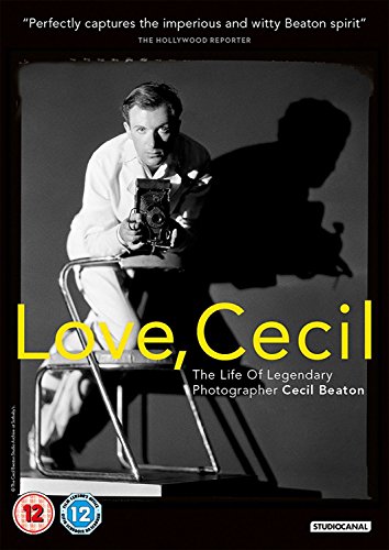 Cecil Beaton with camera, DVD cover for “Love, Cecil” documentary.