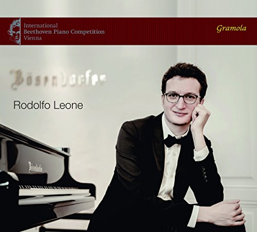 CD cover featuring pianist Rodolfo Leone and a Bösendorfer piano.