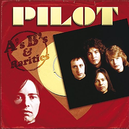 Red album cover with "PILOT" in large text and band members' photos.