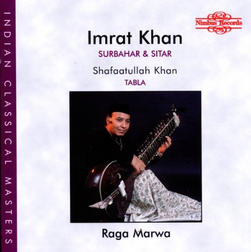 "Album cover featuring a man playing a stringed instrument, with text and logos."