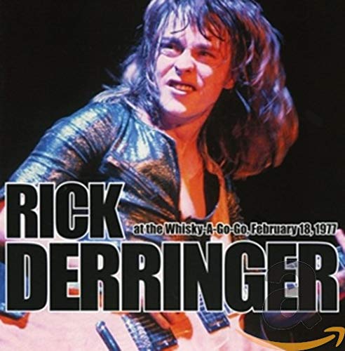 Rick Derringer with guitar, album cover for "At The Whisky A Go Go".
