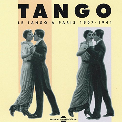 CD cover: vintage photo of a couple dancing tango in Paris.
