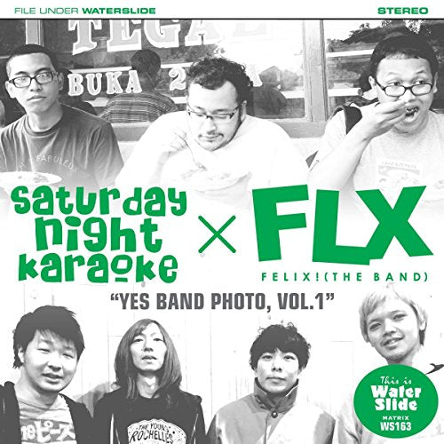 "CD cover featuring black-and-white band photos with green text and logo."