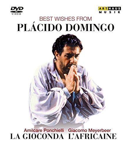 DVD cover featuring Plácido Domingo in a white shirt, hands clasped together, against a white background.