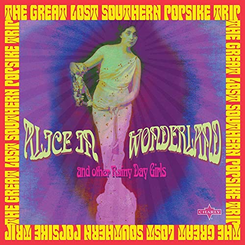 CD cover: woman in white dress against a psychedelic, colorful background.