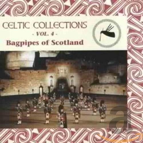 CD cover featuring Scottish bagpipers in front of Edinburgh Castle.