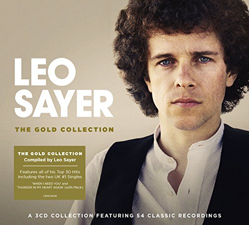 CD cover for Leo Sayer’s “The Gold Collection” featuring his portrait.