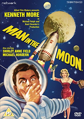 DVD cover art showing an astronaut, a rocket, and a woman against space background.