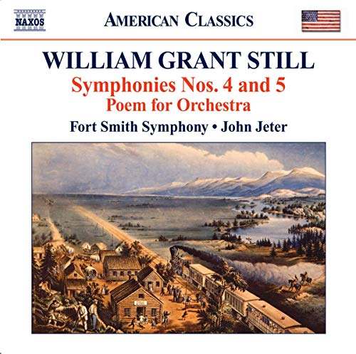 CD cover for William Grant Still symphonies with a landscape painting.