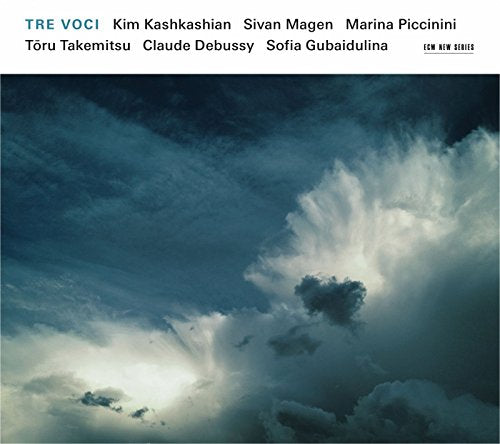 CD cover with dramatic, swirling dark blue and white cloudscape.