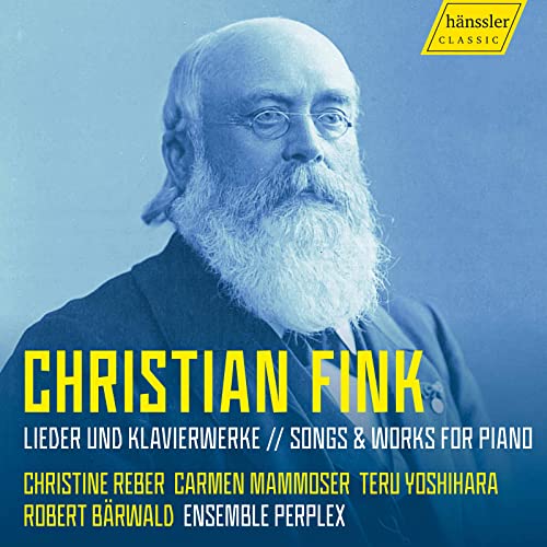 CD cover featuring a portrait of Christian Fink, a bearded man in glasses.