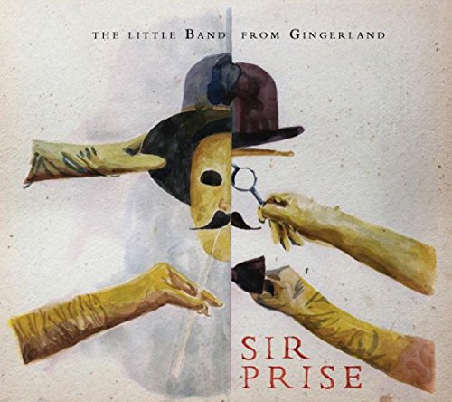 Album cover with a mannequin head and multiple hands holding various objects.