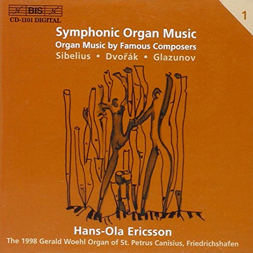 Orange CD cover with organ pipes illustration and white text.