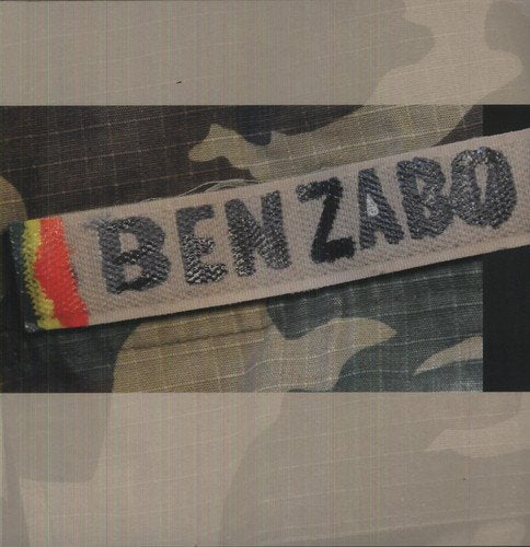 A vinyl record sleeve with a camouflage pattern and a white "BEN ZABO" label.