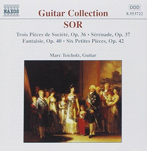 "CD cover with 18th-century painting of elegantly dressed people on a white background."