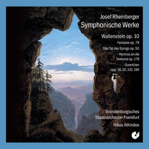 CD cover with mountain landscape and white text on black overlay.