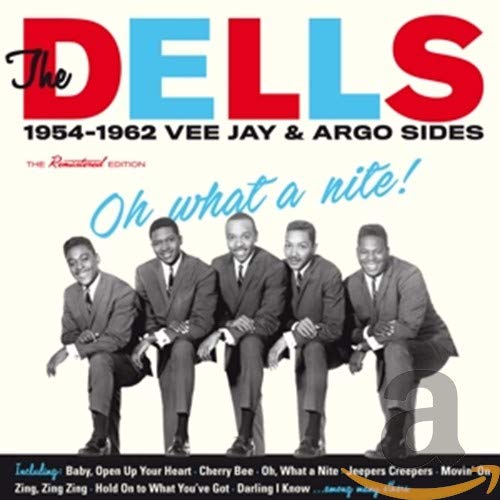CD cover for The Dells’ “Oh What a Nite!” compilation, featuring the group.