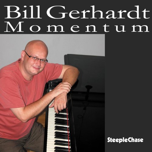 CD cover featuring pianist Bill Gerhardt and a piano keyboard.
