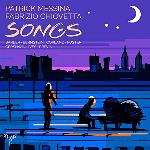 CD cover for "Songs" by Messina & Chiovetta, featuring a city skyline.