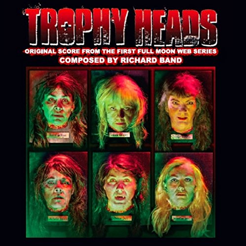 "Trophy Heads" album cover with six women's portraits in green and red tones.