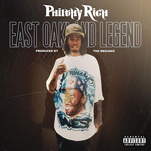Album cover for Philthy Rich’s “The Legend of Picasso Jones” featuring a portrait.