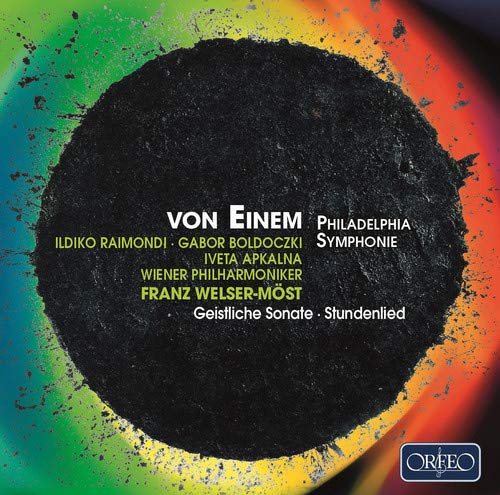 "Album cover with colorful splatter design and white and yellow text on black background."