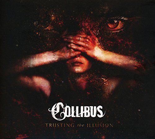 CD cover: person with hands covering eyes, dark and textured background.