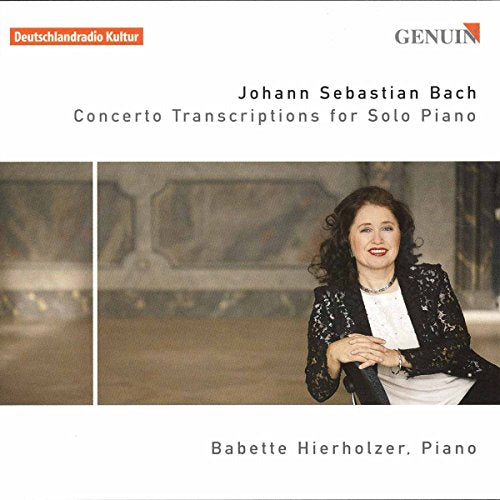 CD cover featuring pianist Babette Hierholzer and ornate architectural details.