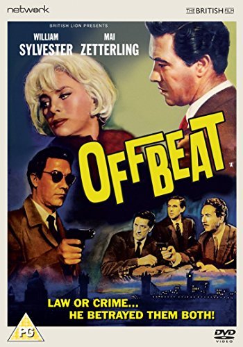 DVD cover art for the film Offbeat featuring actors and a city skyline.
