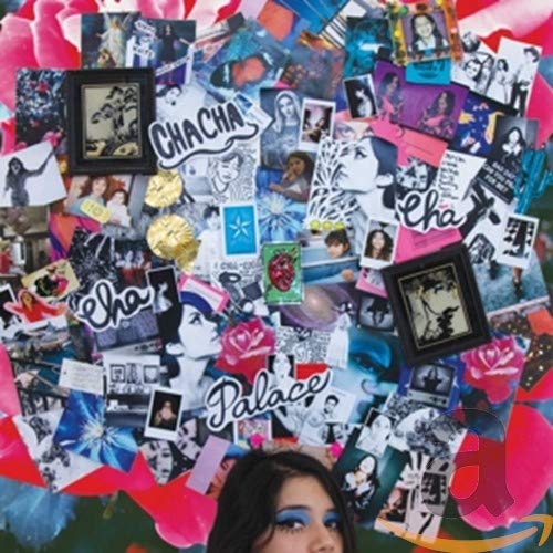 CD cover for Angelica Garcia’s “Cha Cha Palace” with collage and portrait.