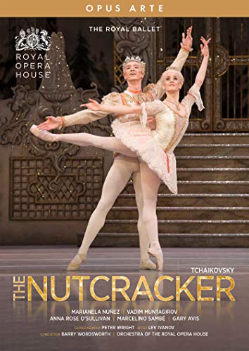 DVD cover for Tchaikovsky’s The Nutcracker, featuring ballet dancers.