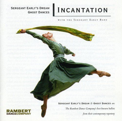 CD cover: Dancer in green mid-leap with flowing ribbon.
