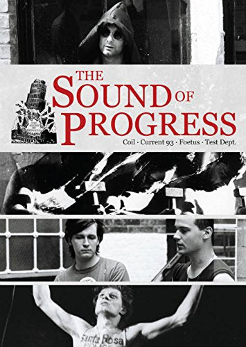 Black and white DVD cover featuring musicians and abstract imagery.