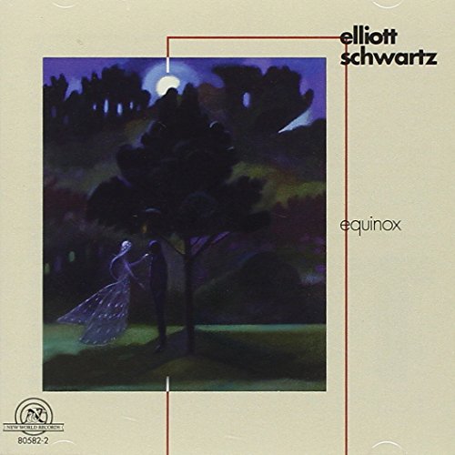 "CD cover with a man and a ghostly woman under a moonlit tree."