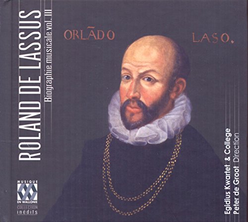 CD cover featuring a portrait of a man with ruffled collar and gold chains.