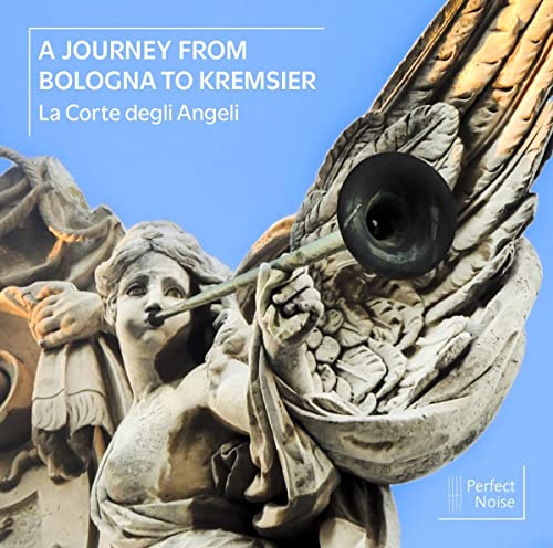CD cover featuring a sculpted angel playing a long brass instrument.
