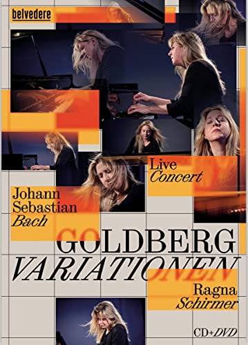 CD cover for Ragna Schirmer’s live performance of Bach’s Goldberg Variations.