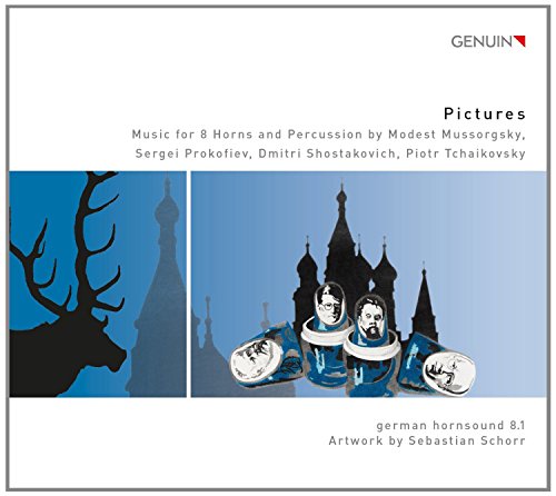CD cover with abstract artwork of deer, buildings, and faces.