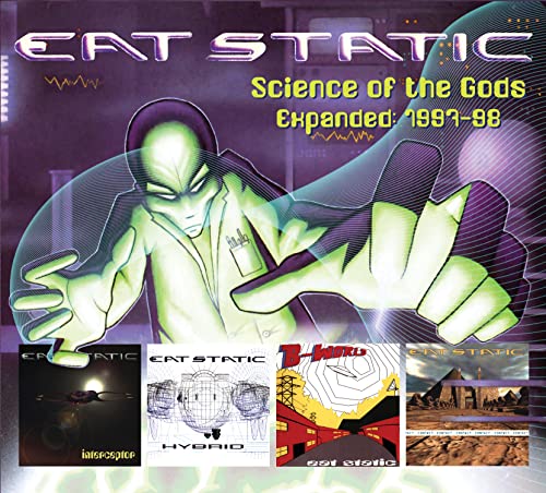 CD cover for Eat Staticās āScience of the Godsā featuring an alien illustration.
