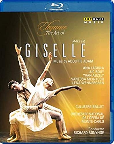 Blu-ray case cover with ballet dancers and title "The Art of Giselle".